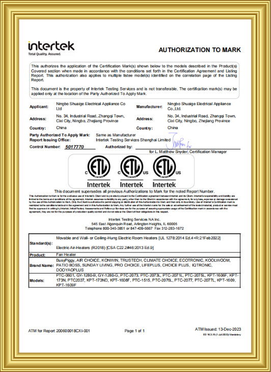 ETL -certificering